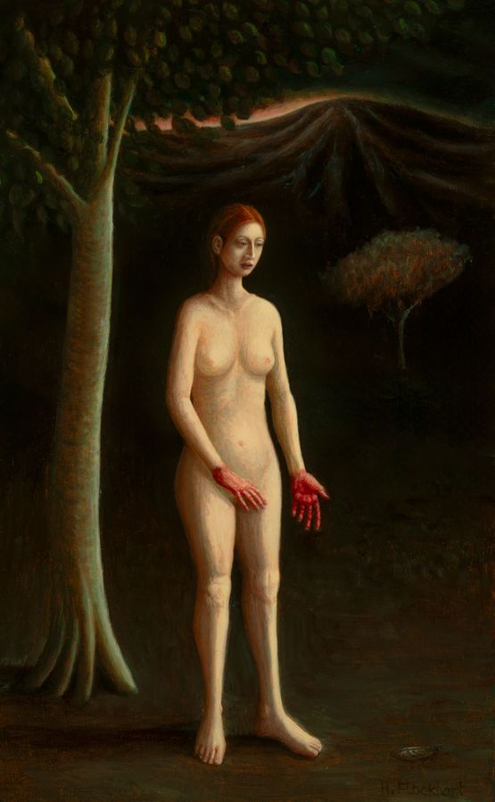 Eos Rosy-fingered Dawn by Helen Flockhart contemporary artwork Painting