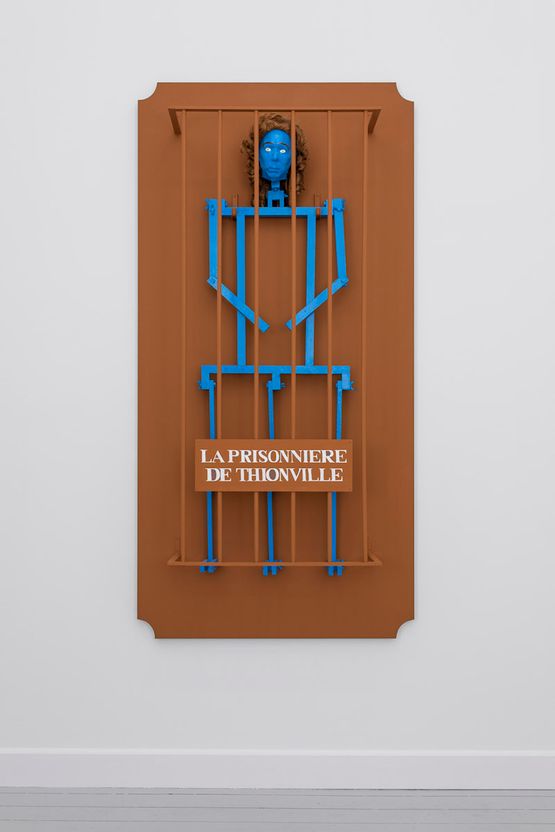 La Prisonniere de Thionville by Jos De Gruyter  Harald Thys contemporary artwork Painting