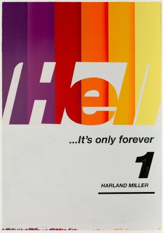 Hell small by Harland Miller contemporary artwork Works on Paper