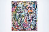 k.i.s.s.i.n.g by Yann Gerstberger contemporary artwork textile works on paper