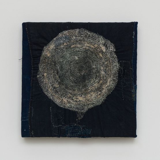 indigo 1 by Junko Oki contemporary artwork Sculpture