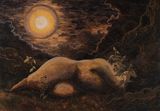 Black Nightshade by Georg Wilson contemporary artwork painting