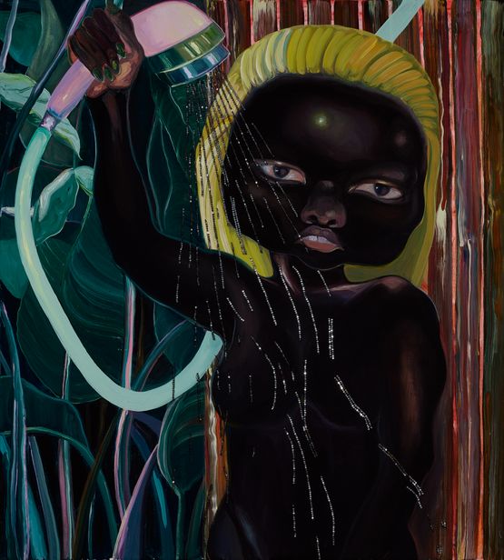 Shower of blessings IV by Ndidi Emefiele contemporary artwork Painting