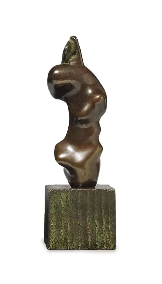 Maquette for Three-Quarter Figure Lines by Henry Moore contemporary artwork Sculpture