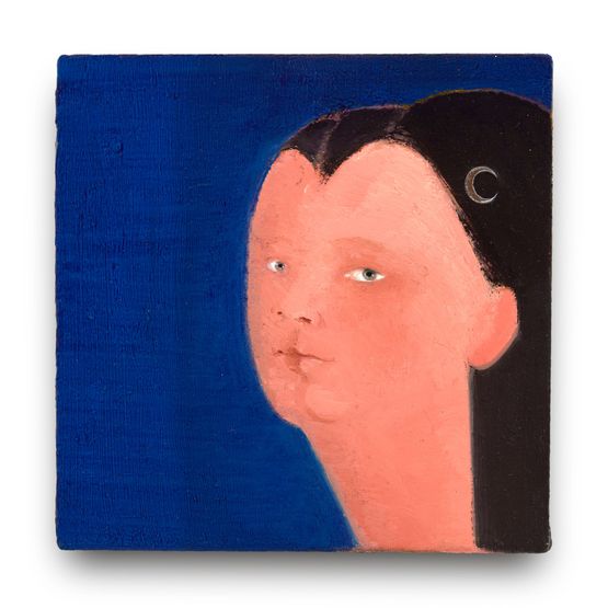 Kiss with tongue by Sofia Mitsola contemporary artwork Painting