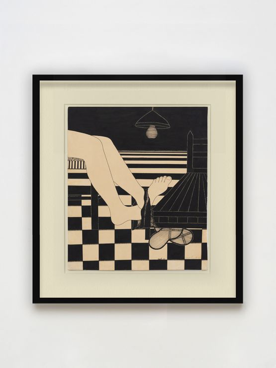 Untitled From the Path to the Superhuman Tie series by Wanda Pimentel contemporary artwork Works on Paper