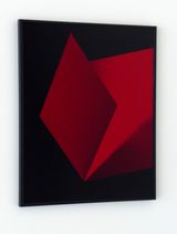 Open Window Red by Andrew Beck contemporary artwork mixed media