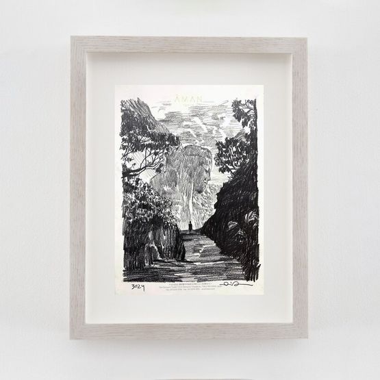 Amam Tokyo by Daniel Arsham contemporary artwork Works on Paper