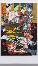 Agency by Helen Johnson contemporary artwork drawing mixed media painting