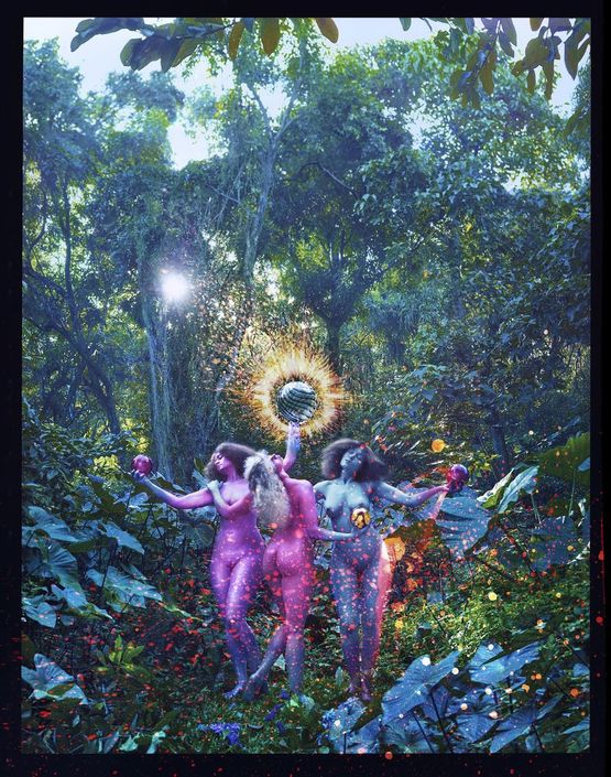 Praise by David Lachapelle contemporary artwork Mixed Media