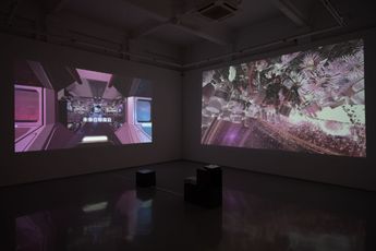 Contemporary art exhibition Han Yajuan Hello Human at The Columns Gallery Singapore