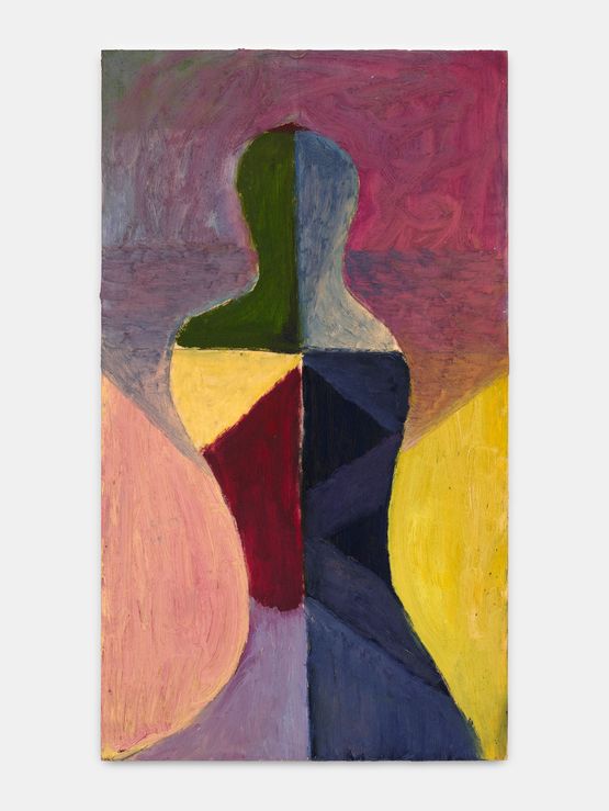 Geometric man by Behrang Karimi contemporary artwork Painting