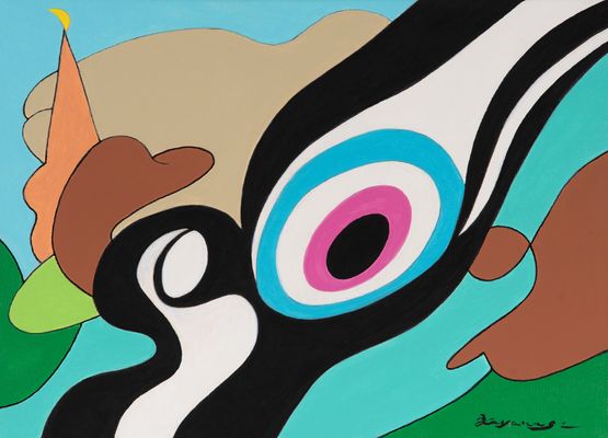 FLow by Go Yayanagi contemporary artwork Painting