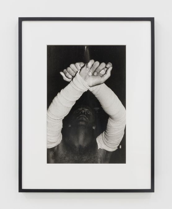 Untitled Performance with surgical bandage 26 by Ivens Machado contemporary artwork Photography