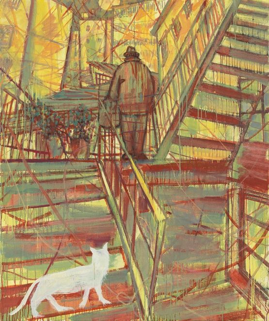 Clue The End of a Day by Mao Xuhui contemporary artwork Painting