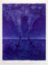 Berlin Tornados - III by Jan Fabre contemporary artwork drawing works on paper