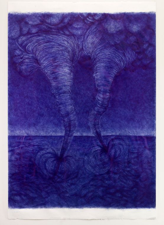 Berlin Tornados - III by Jan Fabre contemporary artwork Works on Paper