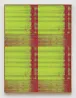 Negative Entropy Sound Bath Acid Green Quad by Mika Tajima contemporary artwork Textile