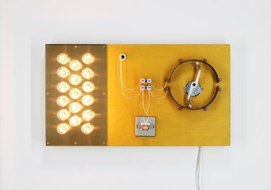 Point of Contact for 17 Incandescent Lamps 2 by Tamura Satoru contemporary artwork Painting