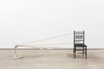 Chair with Rope by Ricky Swallow contemporary artwork Installation
