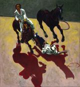 Cavalli by Norbert Tadeusz contemporary artwork painting