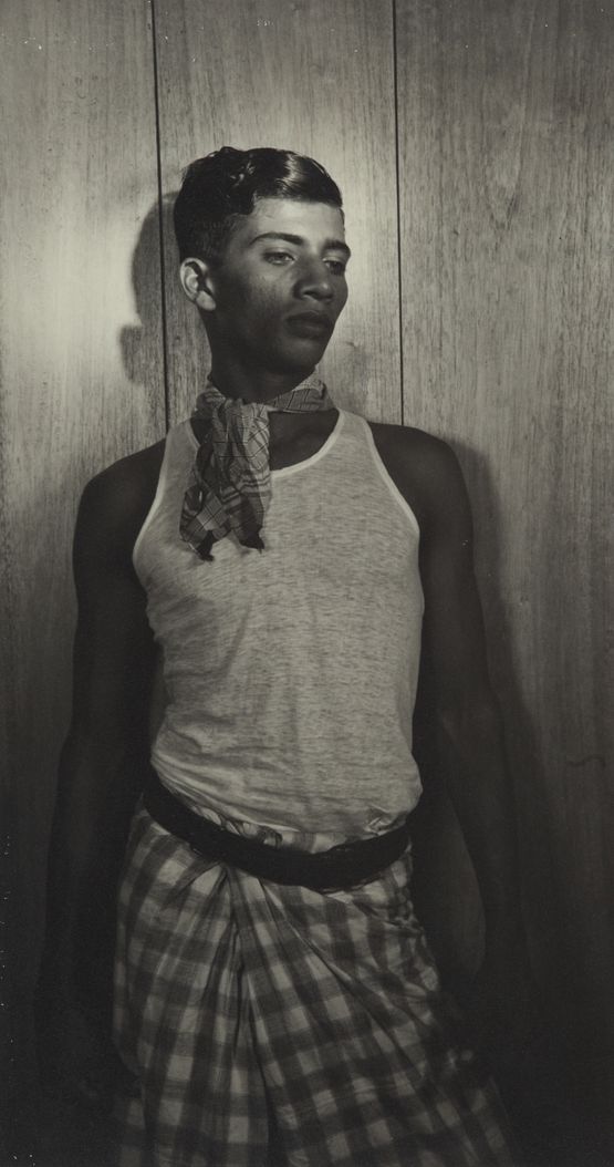 Untitled Man with Scarf by Lionel Wendt contemporary artwork Print