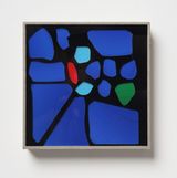 Blau im Gedachtnis A194 by Gregor Hildebrandt contemporary artwork painting