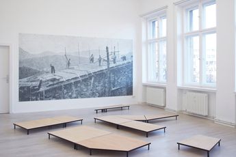 Contemporary art exhibition Luca Frei Hermann Scherchen alles horbar machen II at Barbara Wien Berlin Germany