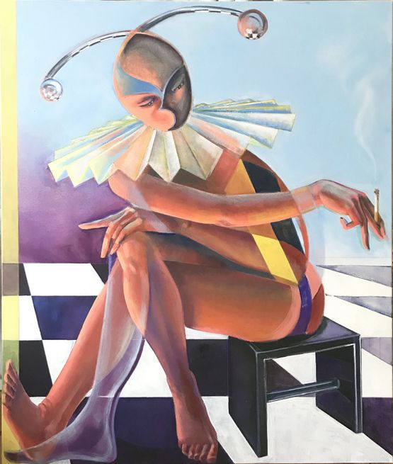 Alien I by Angela Fette contemporary artwork Painting