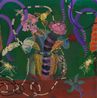 bridal bouquet by Alyina Zaidi contemporary artwork Painting