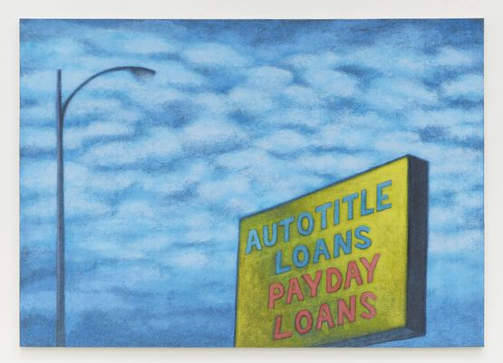 Loans Payday by Jane Dickson contemporary artwork Painting