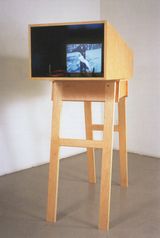 My New Theater IV Dog Hoop by Joan Jonas contemporary artwork moving image
