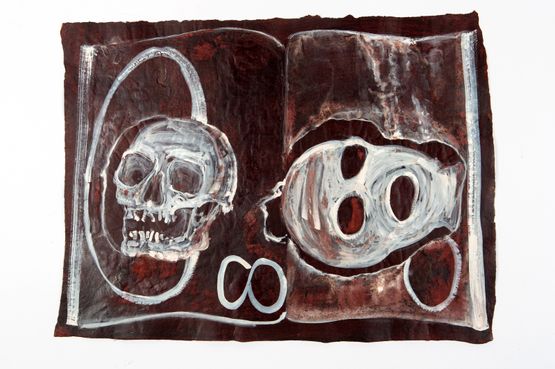 By The Book by Fiona Hall contemporary artwork Works on Paper