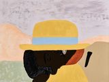 Sleeping man in Alto Molocue by Cassi Namoda contemporary artwork painting