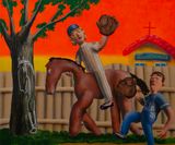 Ill be at the buster slaughterhouse soon by Yang Jingzhou contemporary artwork painting