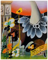 Miss Flower - Allegory by NISKY contemporary artwork painting