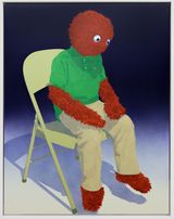 Roger Waiting by Alex Dodge contemporary artwork painting