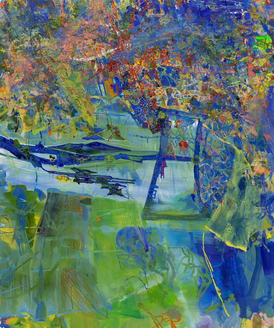 Blue by Sikyung Sung contemporary artwork Painting