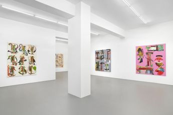 Contemporary art exhibition Fiona Rae Row Paintings at Buchmann Galerie Buchmann Galerie Berlin Germany