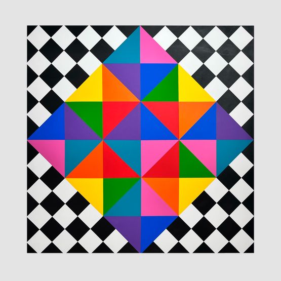 Opus TA2 by Rasheed Araeen contemporary artwork Painting