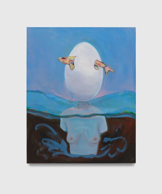 Rainbow Trout by Becky Kolsrud contemporary artwork Painting