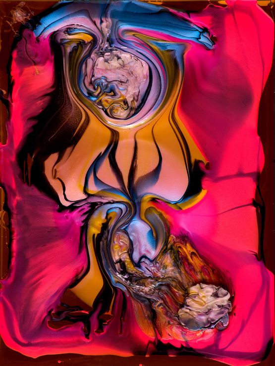 Evelyn and Belinda Mort Street Surry Hills by Dale Frank contemporary artwork Painting