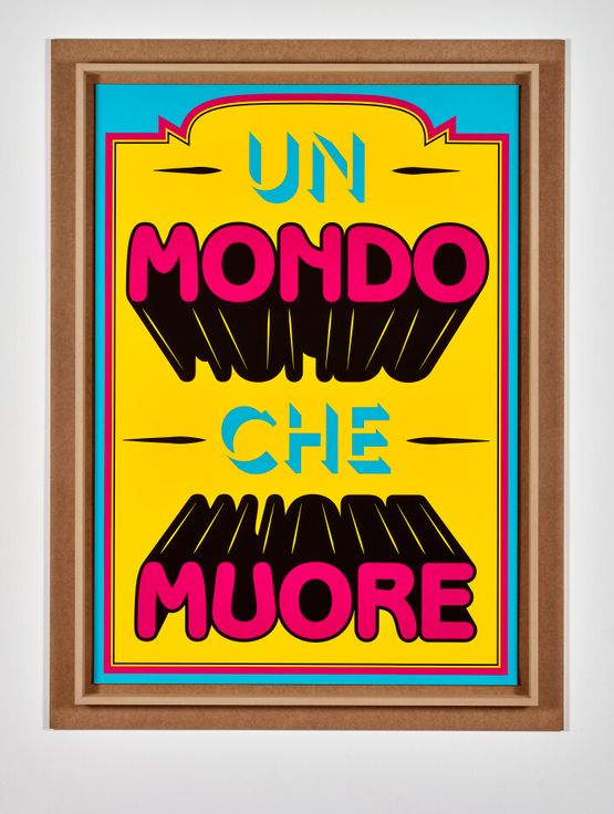 Un Mondo Che Muore  2 by Olaf Nicolai contemporary artwork Print