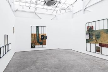 Contemporary art exhibition Biraaj Dodiya Grid for a Disappearance at Experimenter Ballygunge Place Kolkata India