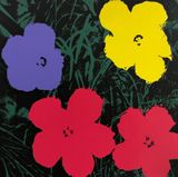 Flowers 1173 by Sunday B. Morning  Andy Warhol contemporary artwork print
