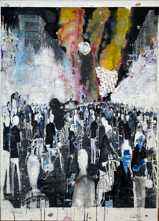 No 4 - True Gold - Dreamer by Le Quy Tong contemporary artwork Painting