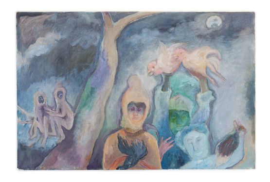 Poultry Theives by Sosa Joseph contemporary artwork Painting