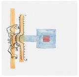 Devouring Time by Mariana Castillo Deball contemporary artwork drawing painting works on paper