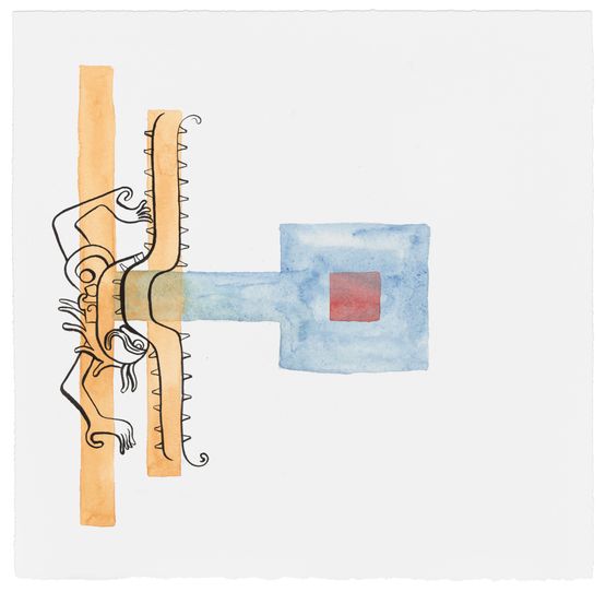 Devouring Time by Mariana Castillo Deball contemporary artwork Painting