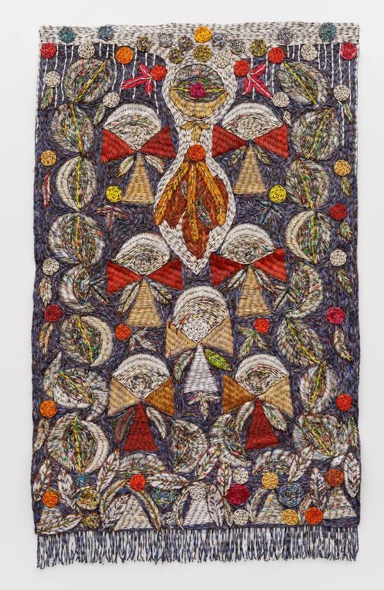 Visions of Hope by Sanaa Gateja contemporary artwork Textile